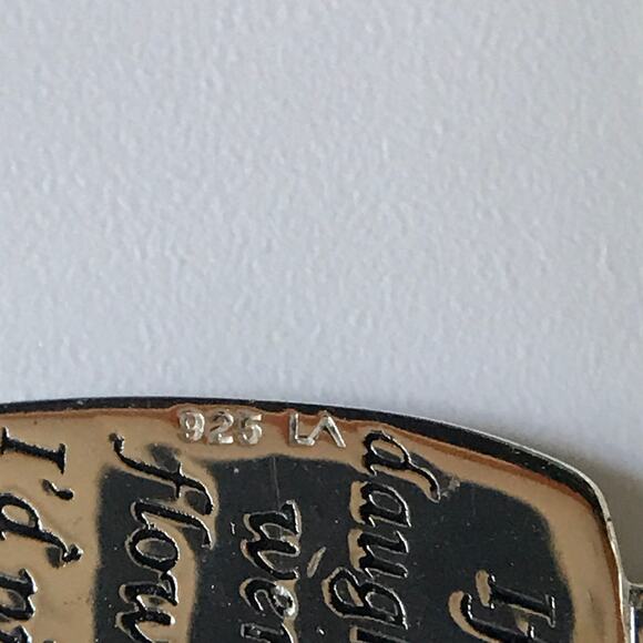 S925 stamped "If daughters were flowers I'd pick you" mother's necklace - Picture 6 of 12